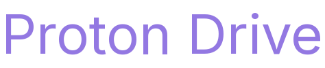 Proton Drive